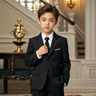Vestido de presentador de traje de niño de flores
