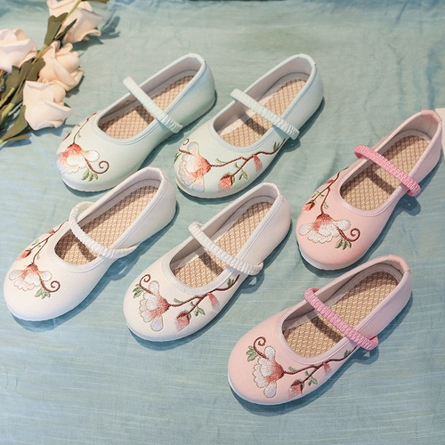 Ханьфу, детская обувь, туфли для девочек, китайский стиль