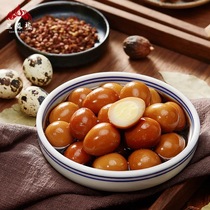 Wuxi specialty Chinese time-honored brand Sanfengqiao marinated quail egg 125g small package snacks bulk weighing