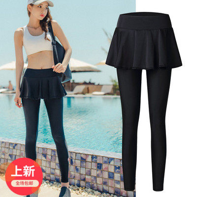 Wetsuit women's trousers sunscreen swimming trunks skirt Quick-drying thin surf suit Snorkeling jellyfish suit Hot spring swimsuit pants and skirts