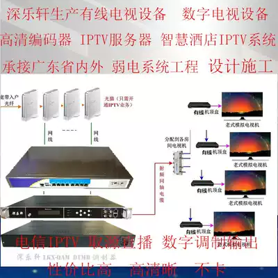Digital TV transformation DVB-S Receiving TS stream Multiplexer All Digital TV front-end equipment