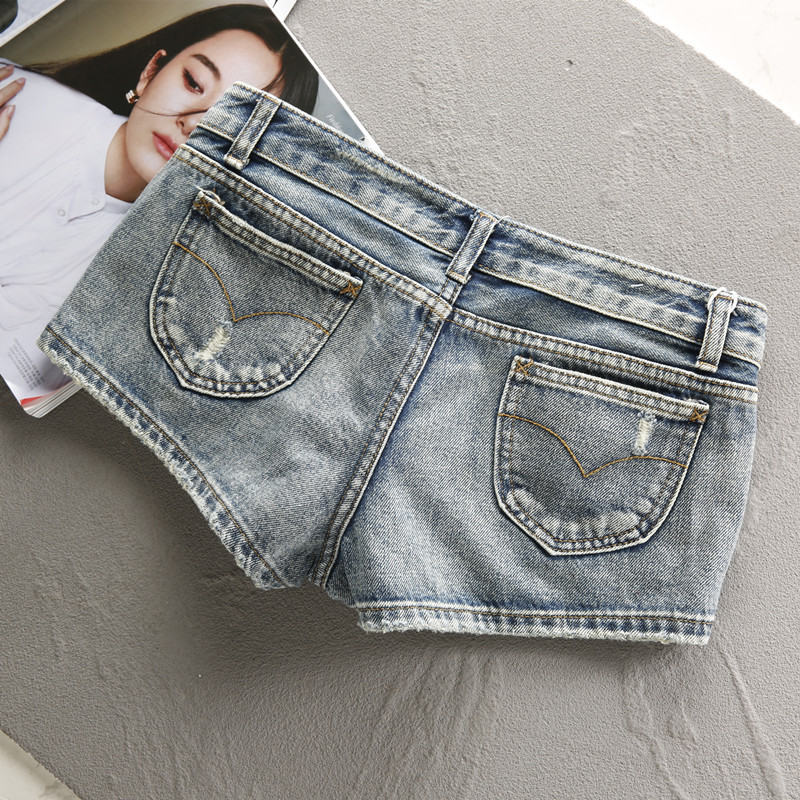 Hot Girl Denim Shorts for Women, Summer Low-Waisted Ultra-Short Sexy Nightclub 2026 Trending Fashion Petite Slim Fit Hot and Spicy