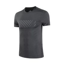 High elastic quick-drying short-sleeved mens ice silk loose quick-drying half-sleeved round neck sports tennis wear large size fitness refreshing T-shirt