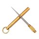 Brass integrated toothpick creative portable fruit pick stainless steel toothpick multifunctional titanium toothpick