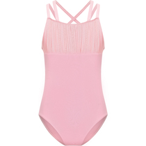 Yi Li childrens dance clothes girls practice uniforms summer Chinese dance costumes ballet sling costumes