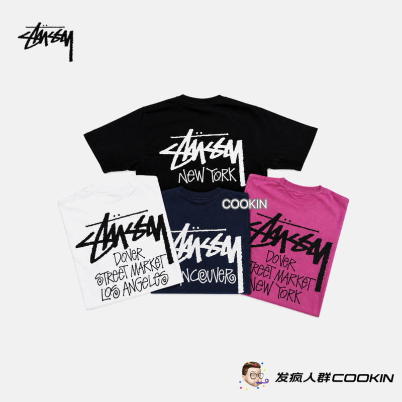 In Stock Stussy City Limited Edition Short-Sleeve Tee New York Los Angeles In Stock Stussy City Limited Edition Short-Sleeve Tee New York Los Angeles