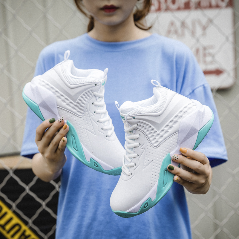 Beita Basketball Shoes for Boys and Girls, New Summer High-Top Wear-Resistant Sneakers, Shock-Absorbing Aj Couple Versatile Sports Shoes