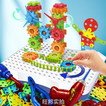 Child hands-on disassembly and screwing screw Puzzle Toy Wisdom development Brain 4 Year Old 5 Boys 61 Childrens Day Gift