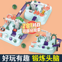 Car Toy Trespass Big Adventure Sliding Track Double puzzle Childrens Day Gift boy More than six years old boy