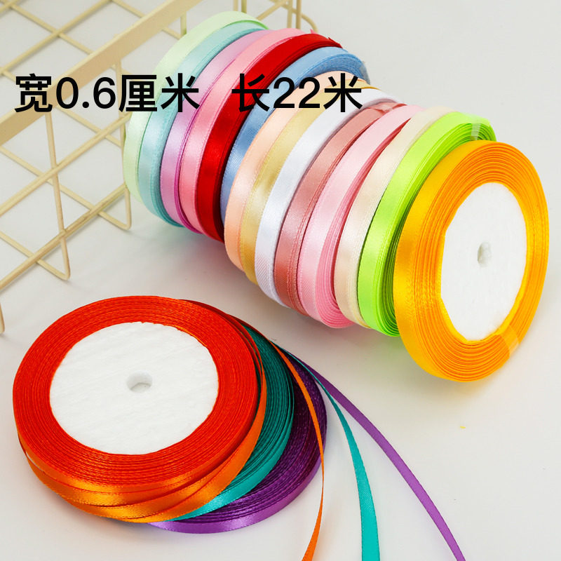 6mm wide ribbon braided hair ribbon hair accessories ribbon DIY jewelry accessories Valentine's Day ribbon gift box packaging strapping rope