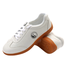 Wu Yunlong Tai Chi shoes mens beef tendon bottom genuine leather soft martial arts shoes cotton autumn and winter Tai Chi practice shoes womens sports shoes