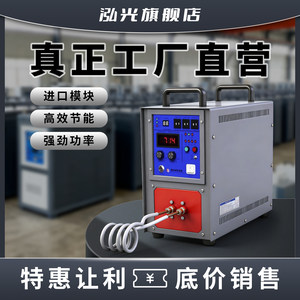 High-Frequency Induction Heating Machine Gear Hardening Equipment Copper Tube Brazing Handheld Welding Machine Metal Annealing Small Size