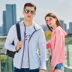 Áo khoác nữ kiểu Mỹ 风 paragraph đoạn ngắn 2019 xuân hè mới Hàn Quốc áo khoác chống nắng thể thao mẫu đôi - Áo gió thể thao áo gió the north face Áo gió thể thao