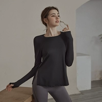 Черный лонгслив