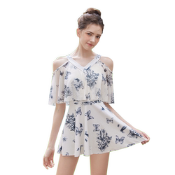 Women's Swimsuit 2025 Summer New One-Piece Swimsuit, Tummy-Covering, Slimming, Simple, Conservative, Hot Spring Skirt-Style Vacation Swimsuit