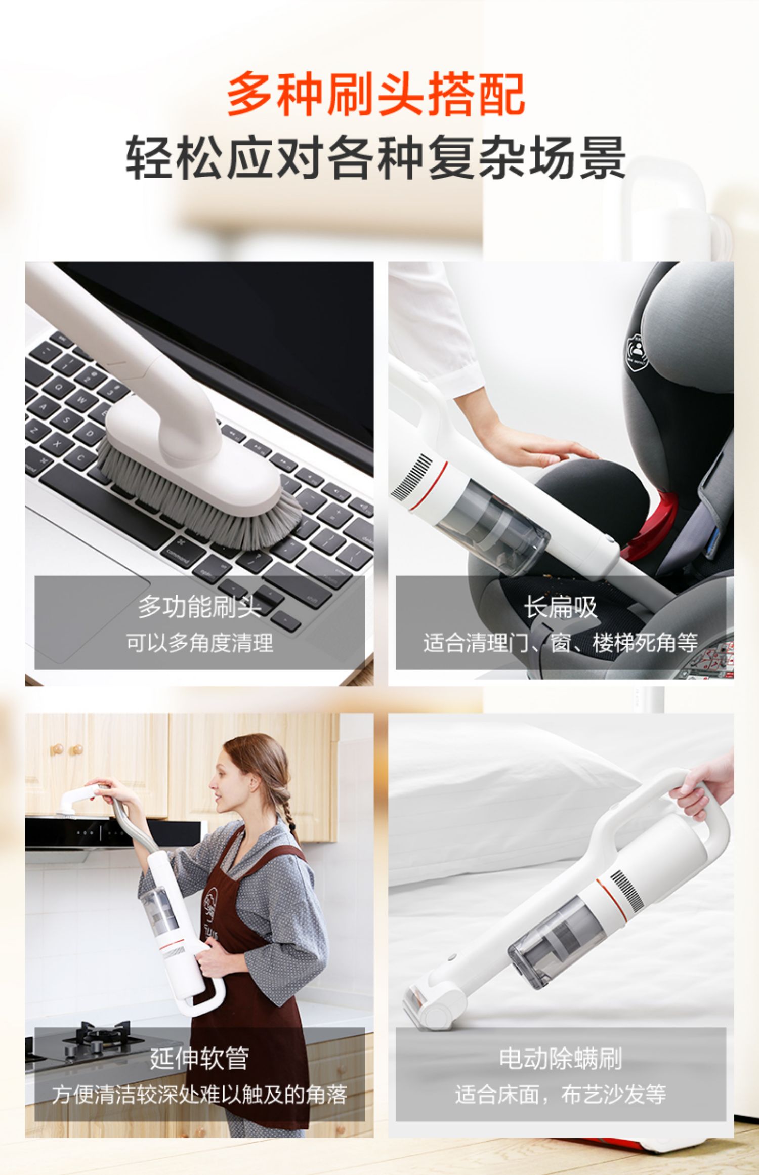 máy hút bụi lau nhà xiaomi Ruimi Máy hút bụi không dây F8 Ultimate Cordless Hộ gia đình nhỏ Độ bền lâu Hộ gia đình cầm tay kê nhỏ - Máy hút bụi robot lau nhà ecovacs