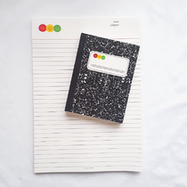 Monthly stationery South Korea original simp-markt A5 notebook to sign paper handbooks with wind