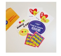 Monthly Stationery Korea Original Simp-markt Hand-painted Sticker Handbill phone DIY Decorative Sticker Wind