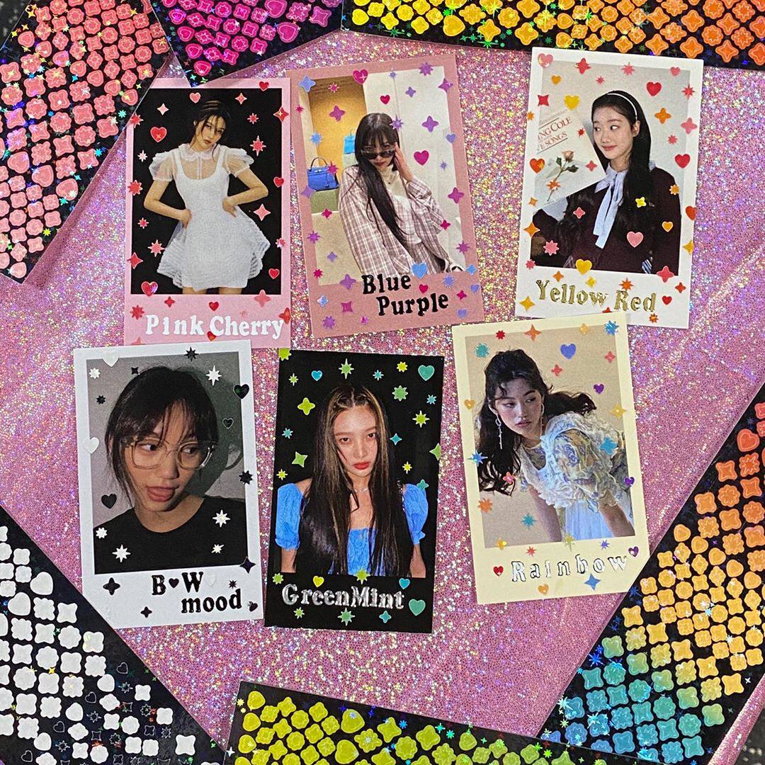 Korea AKOS 5rd mobile phone DIY decoration ins sticker hand account