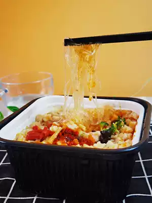 qin sheng self-heating lamb pao mo Shaanxi Xi'an specialty snacks lazy convenient fast self-ordered pao mo cuisine