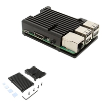 raspberry Pi 4 generation cooling shell raspberry pi3 4 aluminum alloy shell fan accessories motherboard box