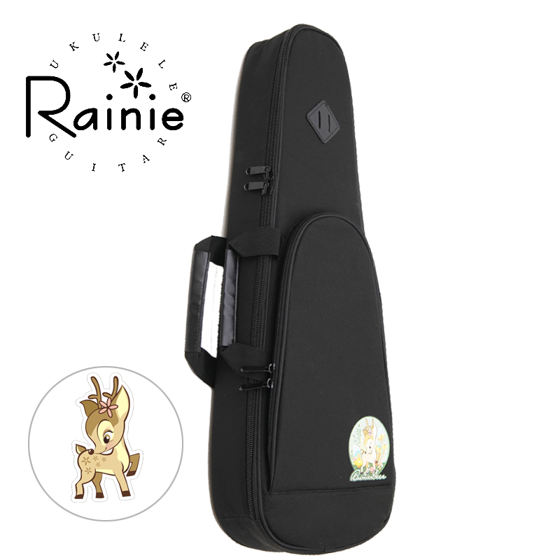 Rainie Rain Ukulele 23 inch 26 inch Ukulega cotton bag Ukkrili deer backpack