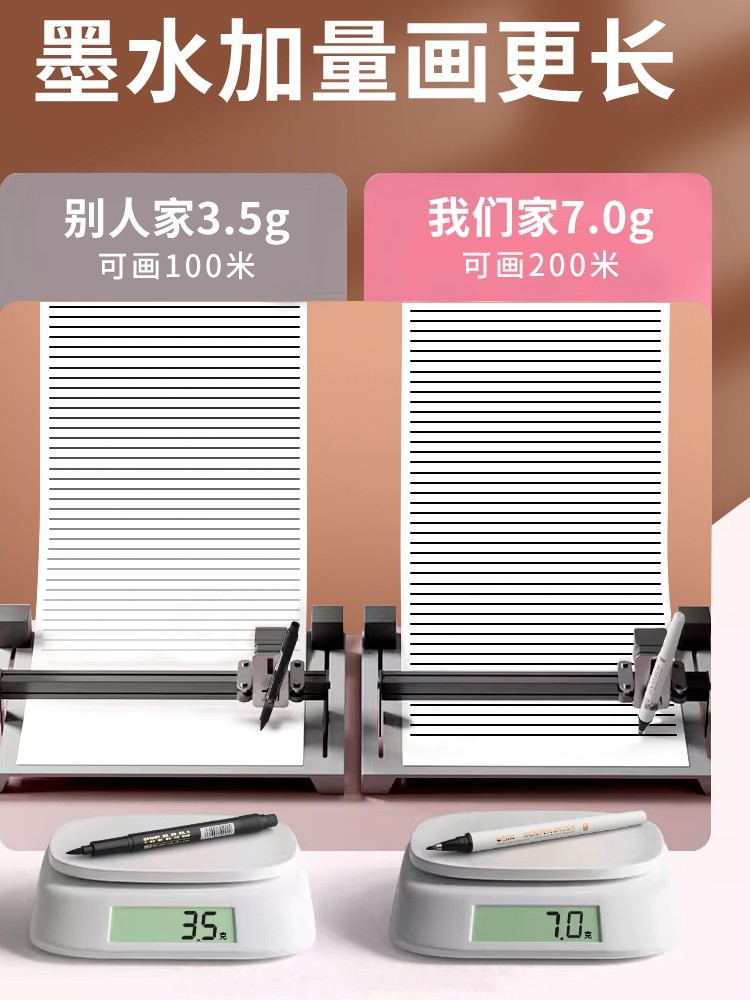 Sta Calligraphy Pen for Small Script, Art-Specific Calligraphy Pen with Built-In Nib, Soft Pen, Hard Pen, Calligraphy-Specific Pen, Soft Tip, Slim Pen, Signature Pen, Black Pen, Good for Writing, Calligraphy Practice Pen, Waterproof