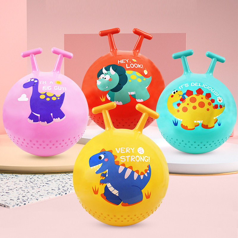 Chentai horn ball feeling integration training large jumping ball kindergarten to increase thickening jumping ball children's inflatable toys