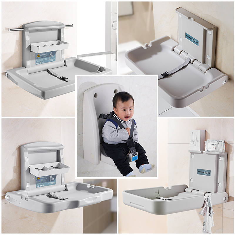 Baby care desk public third toilet mother and baby room children's changing table foldable crib multifunctional