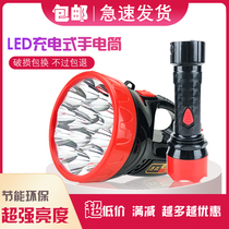 Rechargeable LED flashlight Field hotel hotel household flashlight Daily lighting flashlight 