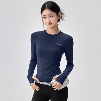 New tight fitness wear elastic top bottoming shirt t
