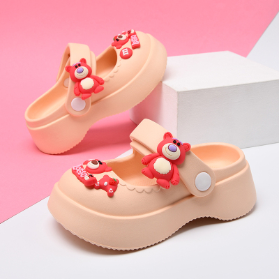Mary Jane Girls' Sandals, New Summer Style, Princess Girls' Children's Clogs, Girls' Slippers, Stylish and Non-Slip — 6