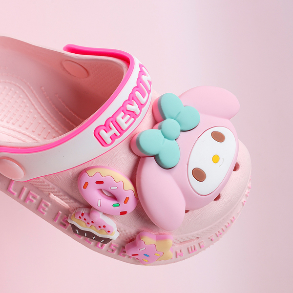 Melody Girls' Clogs Children's Slippers Summer New Model Kids' Summer Non-Slip Girls' Indoor Princess Style — 3
