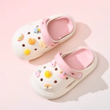 Детские тапочки, обувь, мультяшные нескользящие летние туфли, мягкая подошва, подходит для подростков