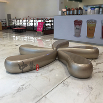 Arc Comma Chair GRP Material Mall Elevator Mouth Benches Outdoor square seats Custom Profiled Chairs