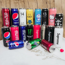 Douyin creative thermos cup ladies Net red beer easy pull thermos cup 2020 new water Cup Net red thermos cup