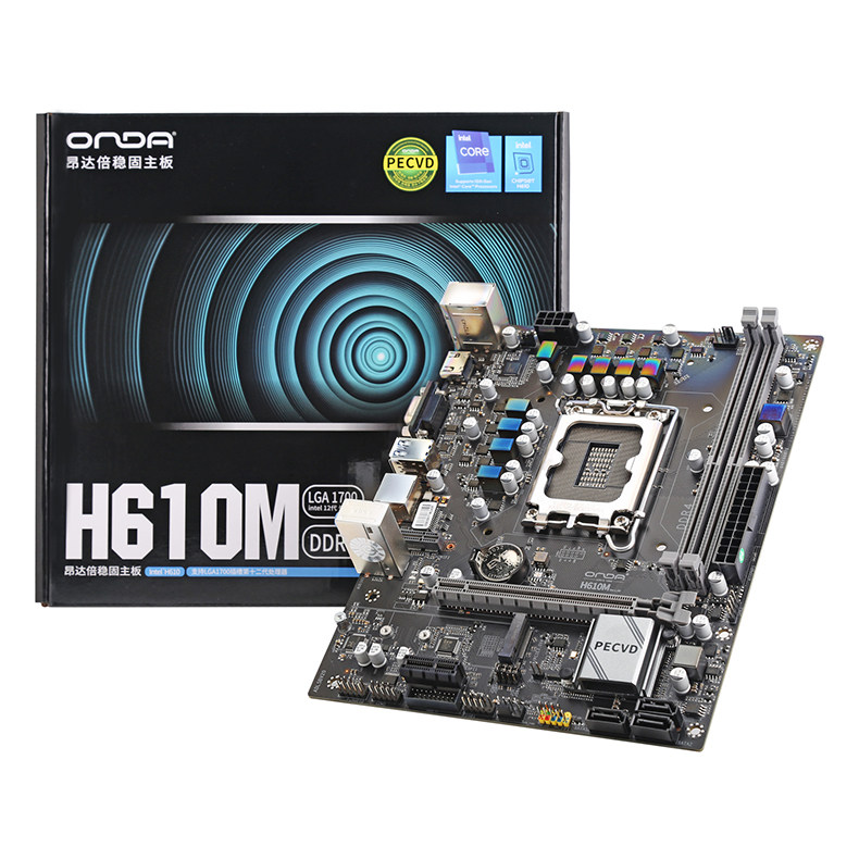 Onda H610M H610VH-W desktop computer motherboard 12 13 generation cpuLGA1700 dual-channel memory bar