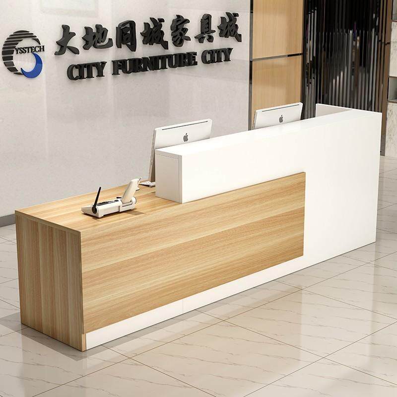Cashier's counter bar Desk Front Desk Reception Desk Grill Lacquer Supermarket Convenience Store Small Cabinet Table Desk Consultation Desk Brief About Modern Day
