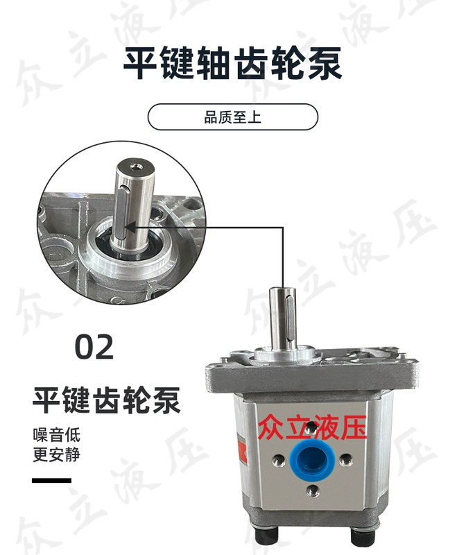 bơm thủy lực nhỏ Bơm dầu thủy lực 3 dòng CBN-F306/310/314/316/320/325 bơm bánh răng bơm xi lanh bơm nâng giá bơm thủy lực piston hướng trục bơm tay thủy lực 2 chiều