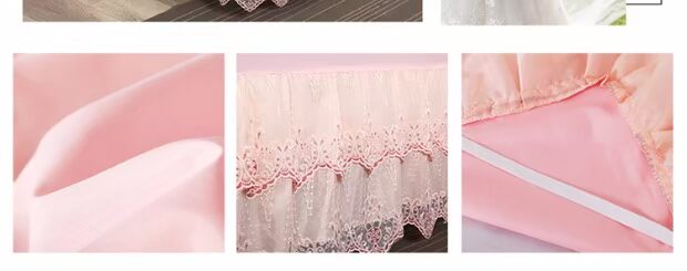 Váy ngủ ren mùa hè trampoline cover chống trượt bảo vệ bìa giường đơn mảnh 1,5 m 1,8m Giường Simmons ga giường viền ren