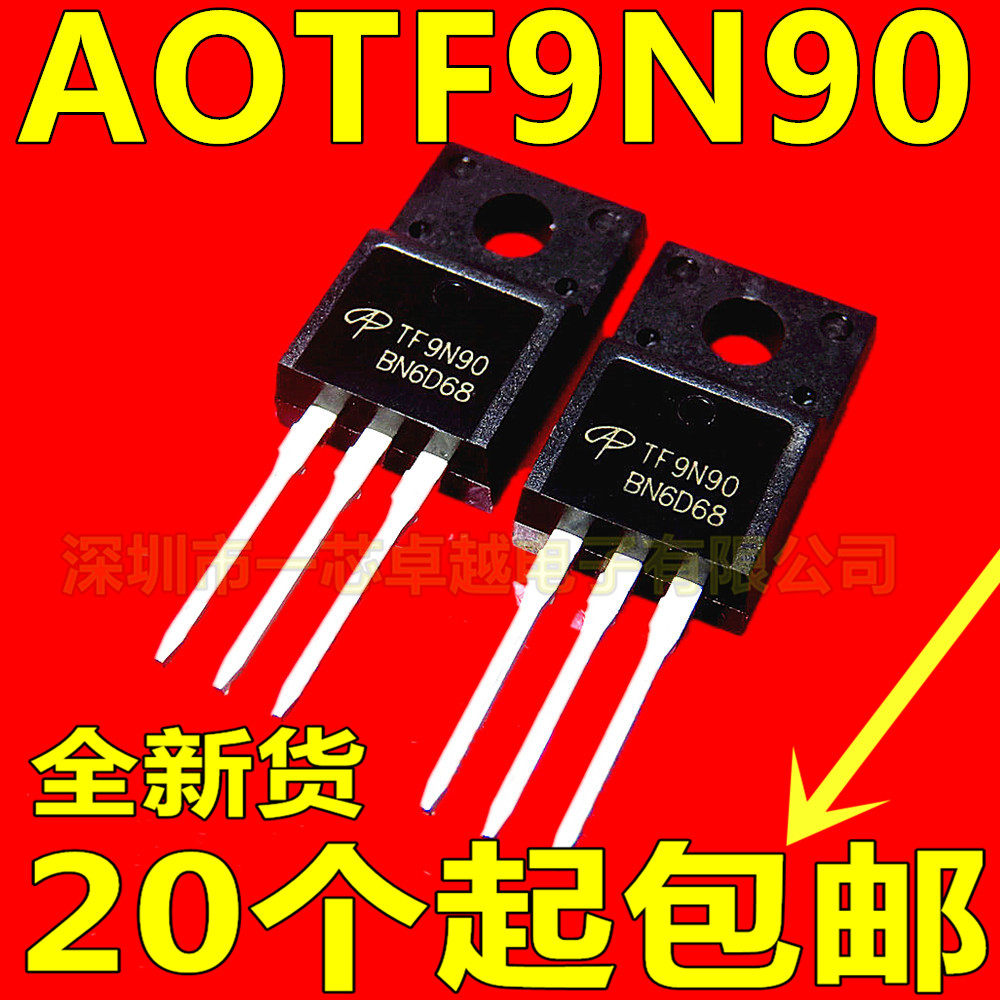 New Original TF9N90 Plastic Seal AOTF9N90 New Spot TO-220F 900V 9A