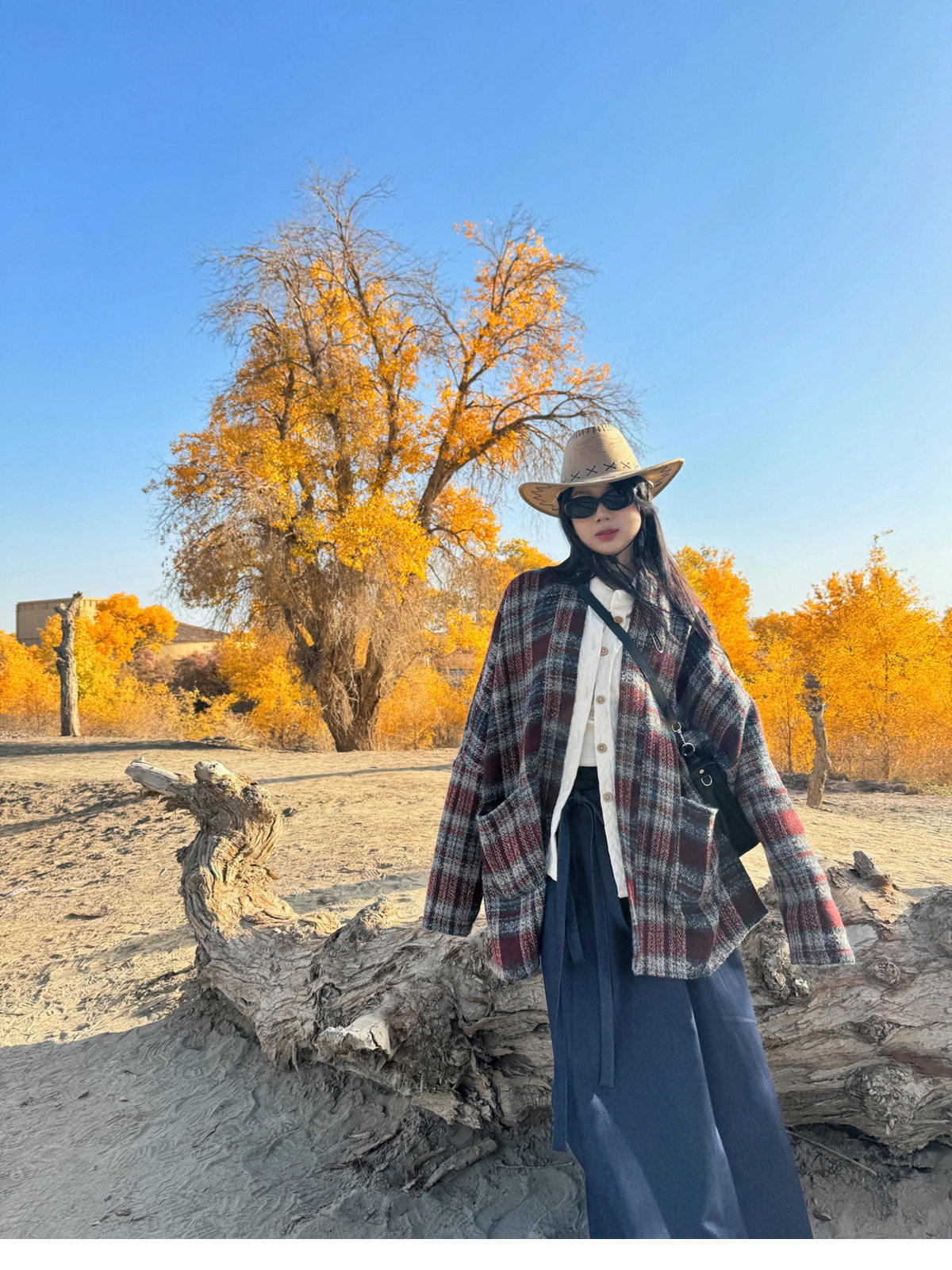 китайский костюм 梦唐记时光线条大码汉服胖mm改良高端加肥加大秋冬飞机袖八破裙