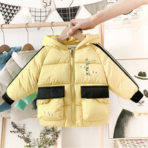 Boys cotton-padded clothes 2020 new foreign-style baby winter clothes thick coat boys winter cotton-padded jacket childrens short cotton-padded clothes