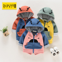 Baby jacket Autumn mens and womens baby tops Childrens autumn and winter clothes 0 children 1 year old 3 foreign style 2 Autumn hoodie