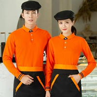 Оранжевый (топ + фартук)