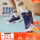 Детская спортивная обувь Li Ning Xiaoguang Aurora, новинка 2025 года, летняя сетчатая обувь с дышащей сеткой, обувь для мальчиков, кроссовки для девочек mini 0