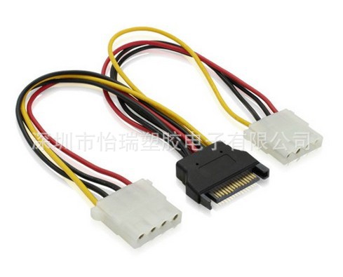 SATA turn 4PIN power cord serial port 10% 2 IDE power cord SATA reverse IDE power cord head