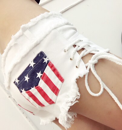 夏装女神绑带热裤直播主播衣服性感跳舞夜店超短破洞牛仔女短裤潮-tmall.com天猫 夏装女神绑带热裤直播主播衣服性感跳舞夜店超短破洞牛仔女短裤潮-tmall.com天猫