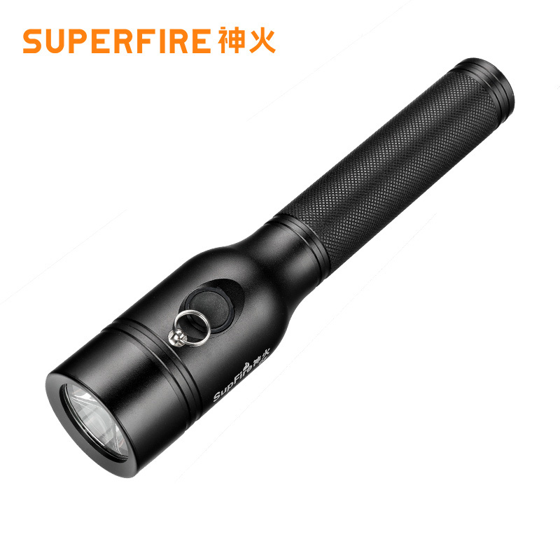 Supfire god fire explosion-proof light flashlight D6 security patrol charging hand electric light light light searchlight 