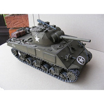 1:25 American Sherman M4A3 Medium Tank Paper Model World of Tanks DIY